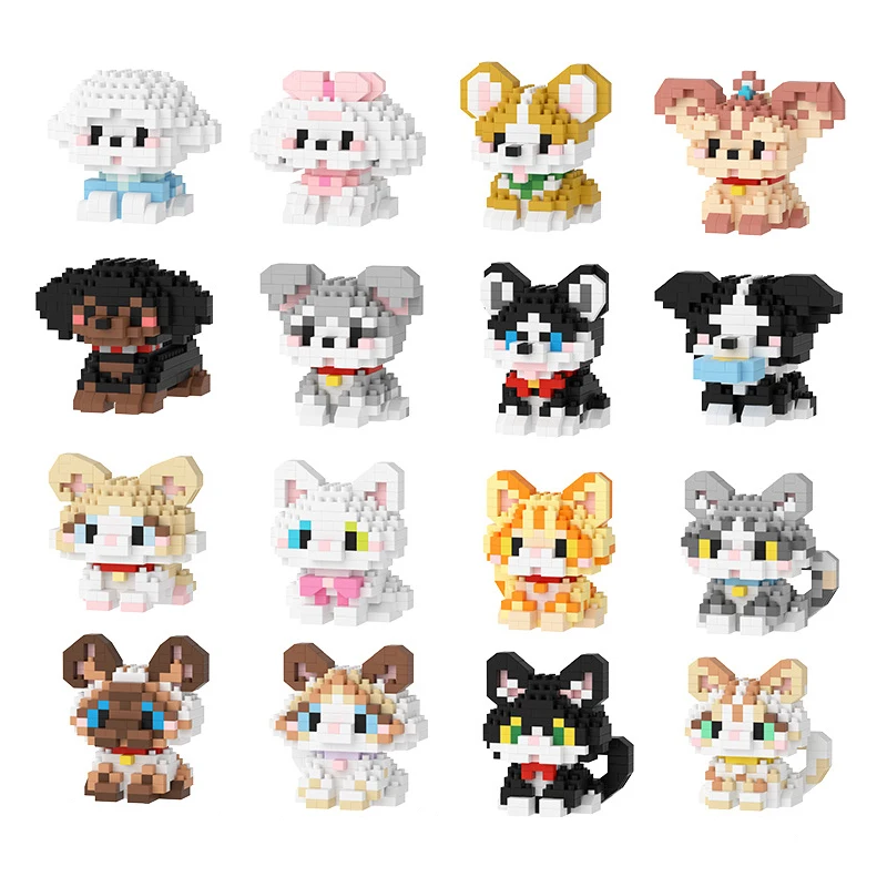 Diy Electronics For Adults - Animal Micro Building Blocks Sets Ocelot