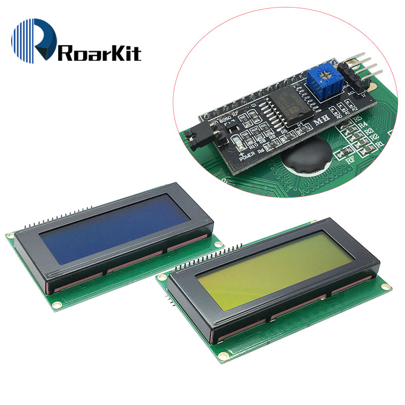 I2C Lcd Display - LCD module Blue/ Yellow Green screen