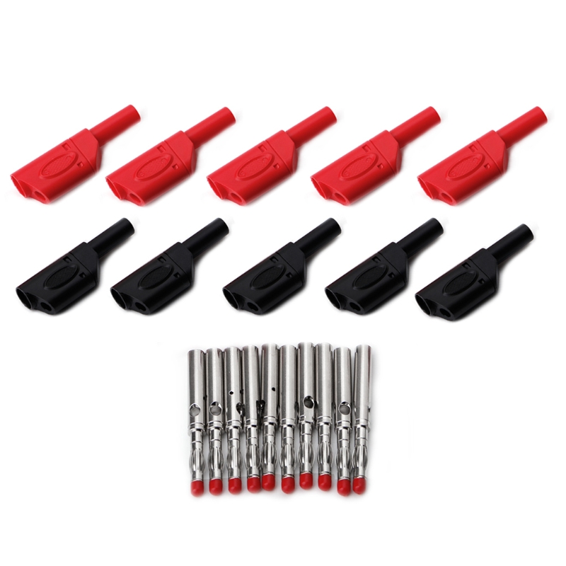 Soldering Iron Kit - 10 Sets 4mm Male Sheath Stackable