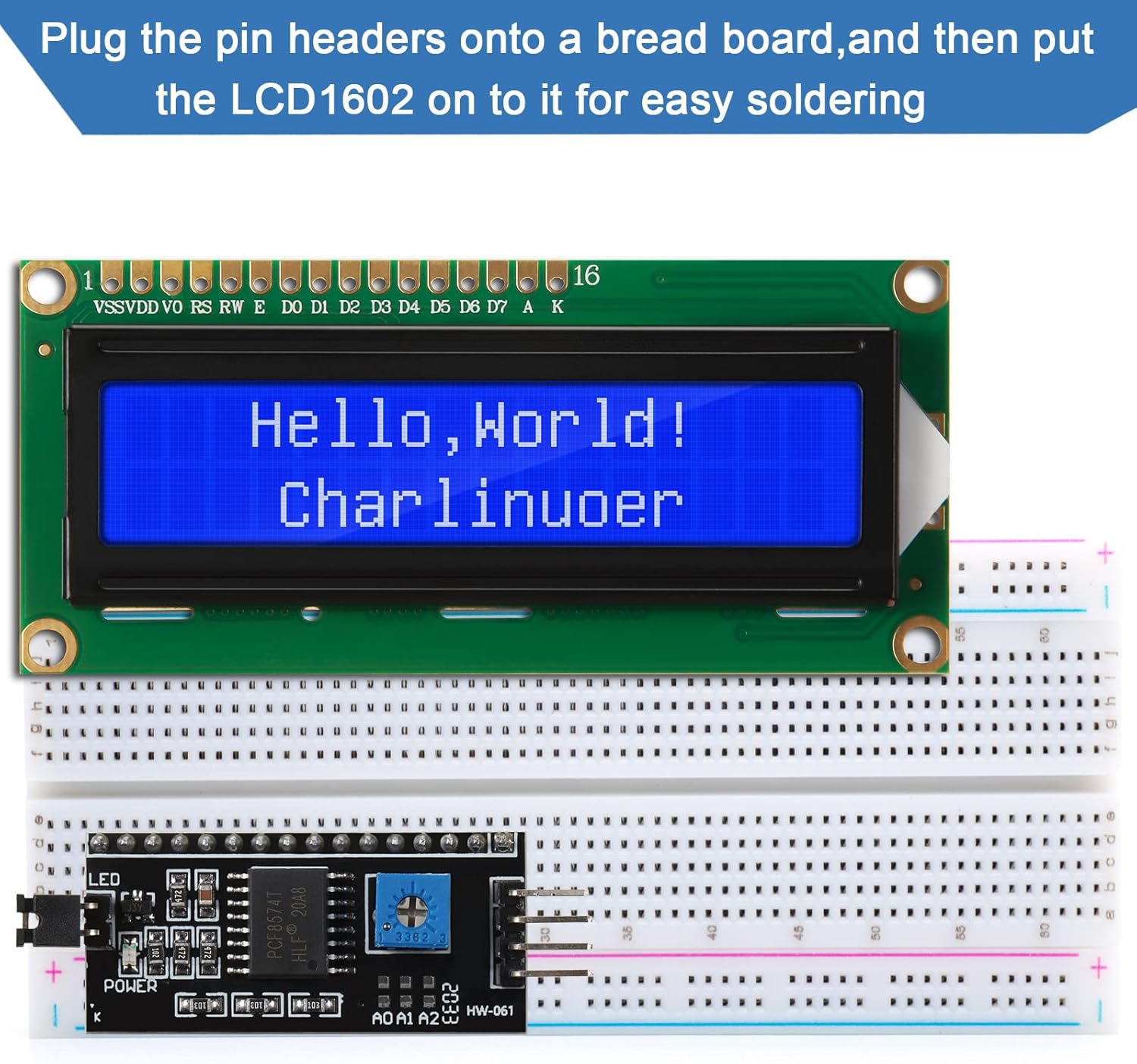 I2C Lcd Display - 1Set 1602 LCD 20*4 Blue Screen