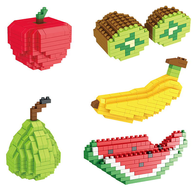 Diy Electronics For Adults - DIY Fruit Mini Building Blocks Apple
