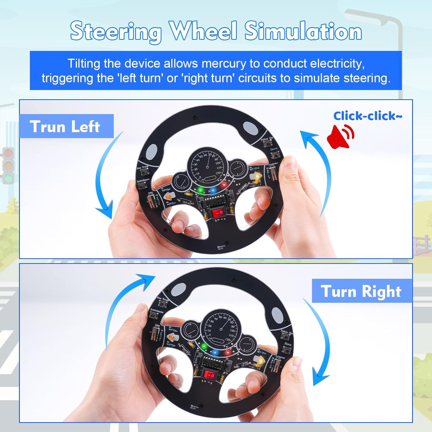 Car Steering Wheel DIY Solderi - Diy Electronics For Adults recension och pris