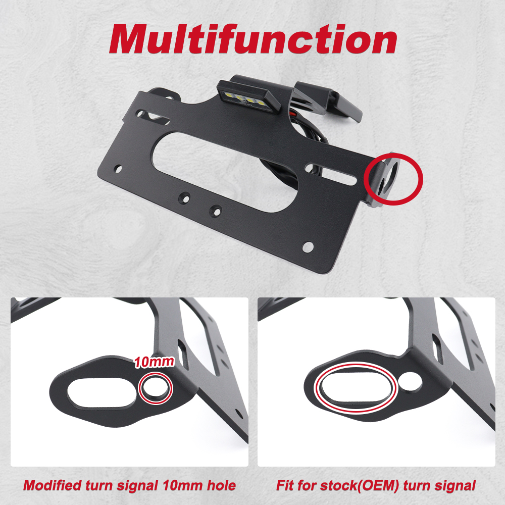 License Plate Holder Bracket L - Led Assortment Kit recension och pris