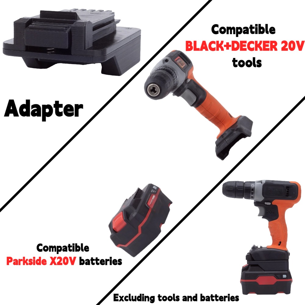 For Parkside X20V TEAM Li-ion  - Black+Decker Tool Cordless recension och pris