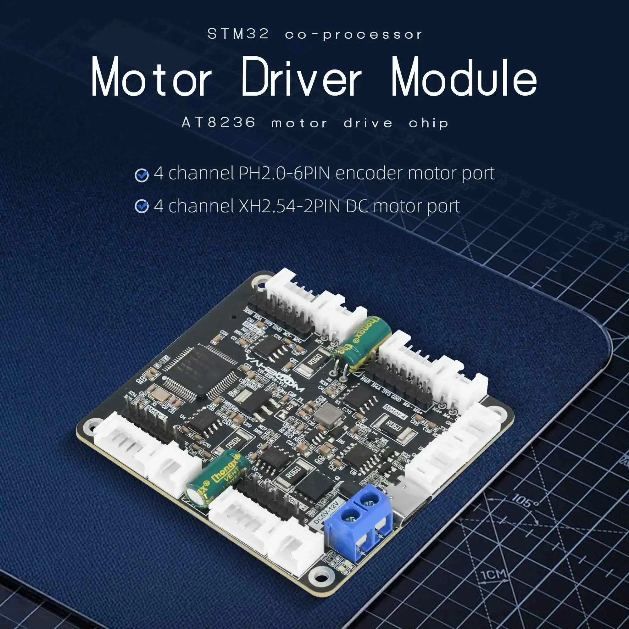 Yahboom 4-Channel Encoder Moto - Diy Electronics Motor recension och pris