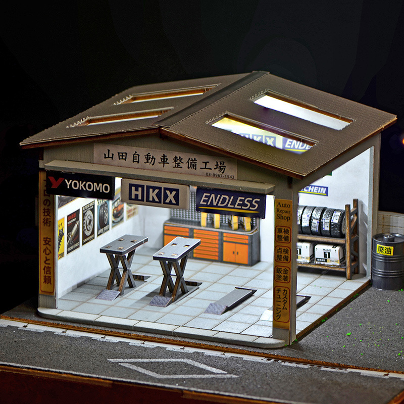1:64 Scale DIY Auto Repair Sho - Led Assortment Kit recension och pris
