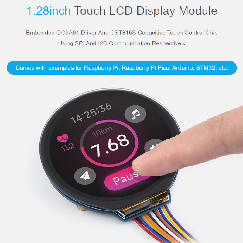 1.28 Inch Touch LCD Display Mo - I2C Lcd Display recension och pris