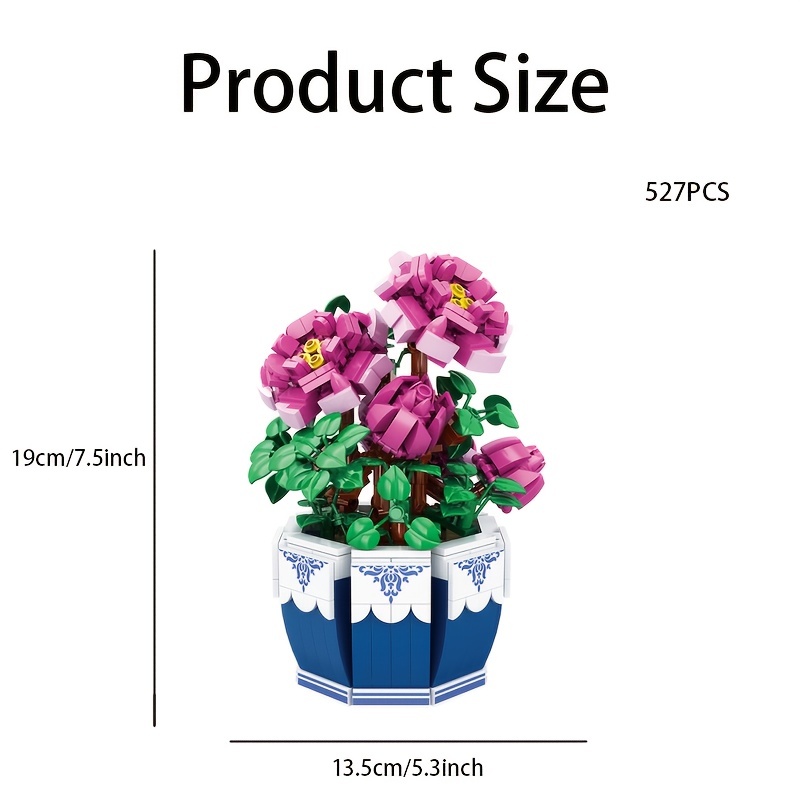 Flower Bouquet Exquisite Peony - Diy Electronics For Adults recension och pris