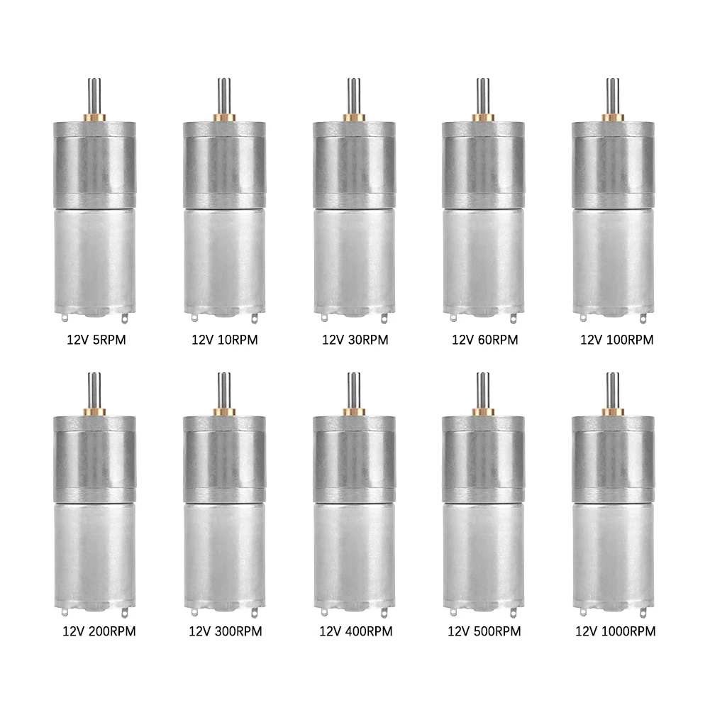 1Pc 25mm DC 12V 25GA-370 Low S - Diy Electronics Motor recension och pris