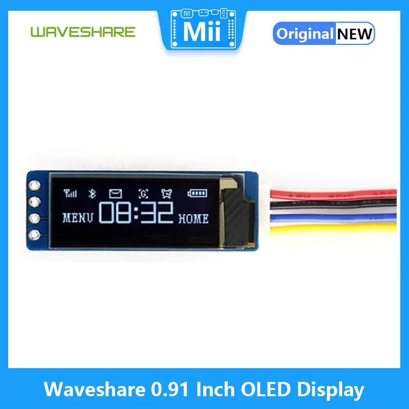 Waveshare 0.91 Inch OLED Displ - I2C Lcd Display recension och pris
