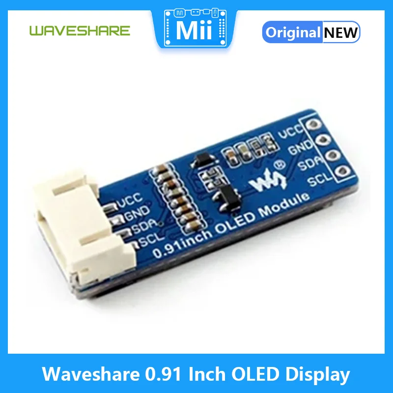 Waveshare 0.91 Inch OLED Displ - I2C Lcd Display recension och pris
