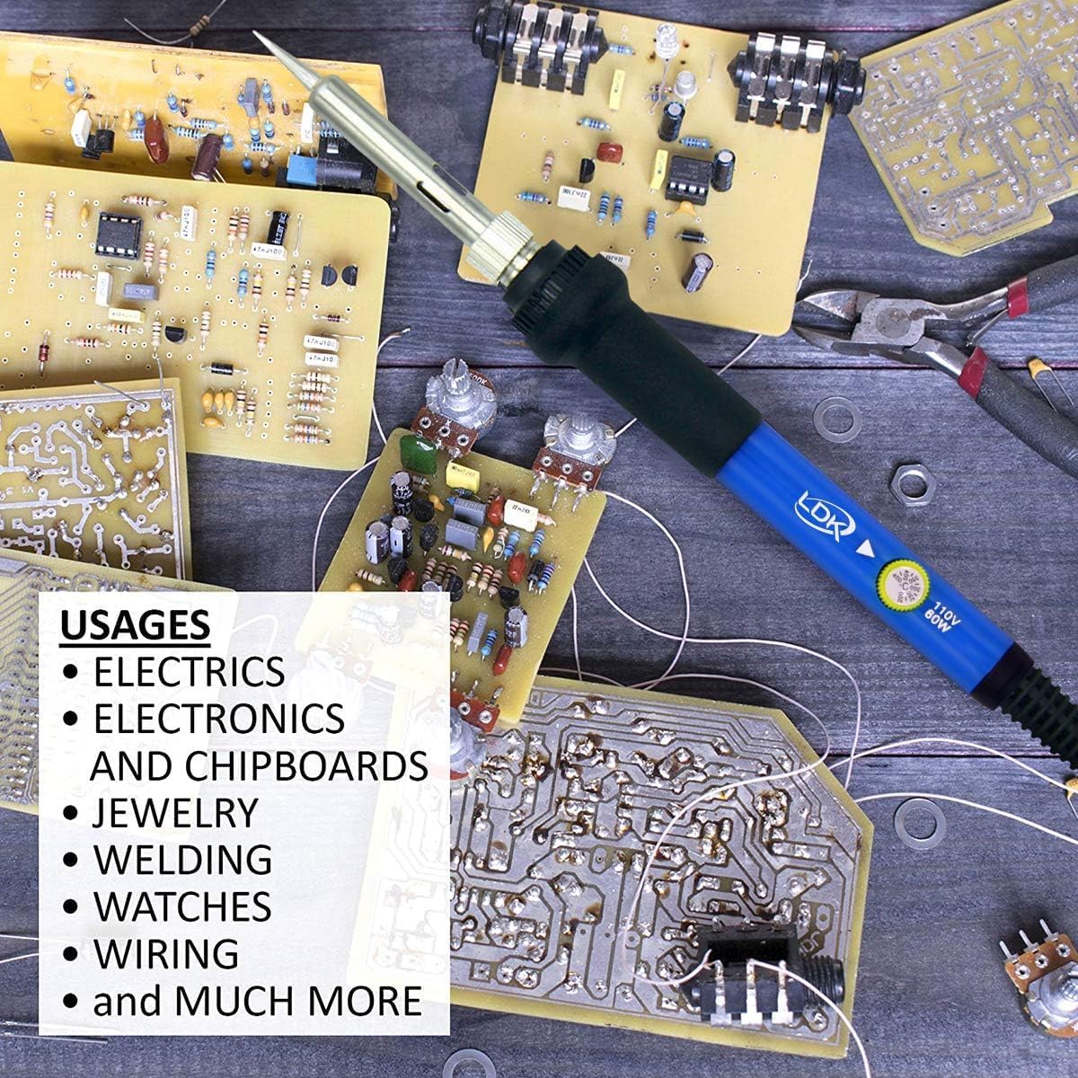 Soldering Iron Kit 60W with Ad - Soldering Iron Kit recension och pris
