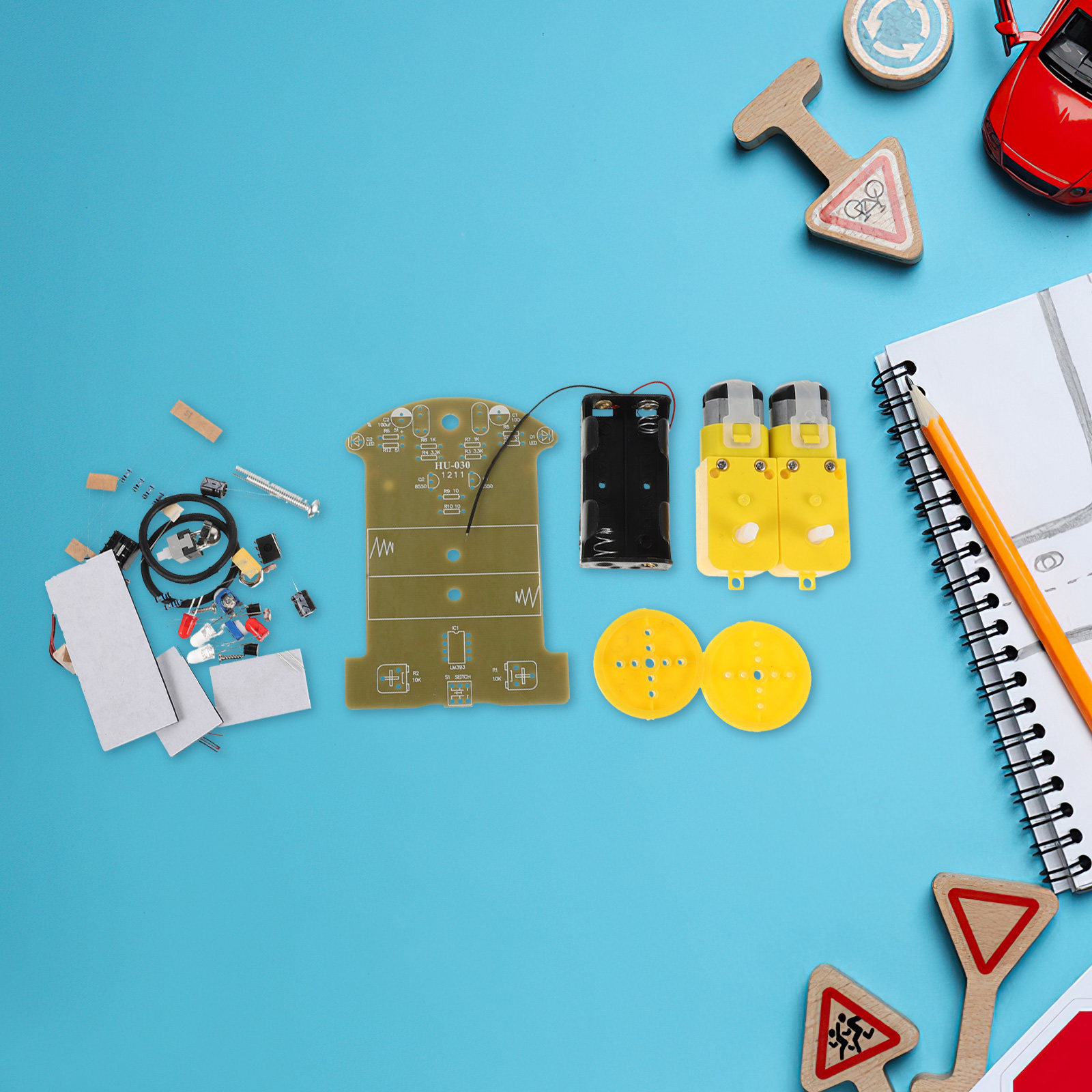1Set Line Following Robot Car  - Diy Electronics For Beginners recension och pris