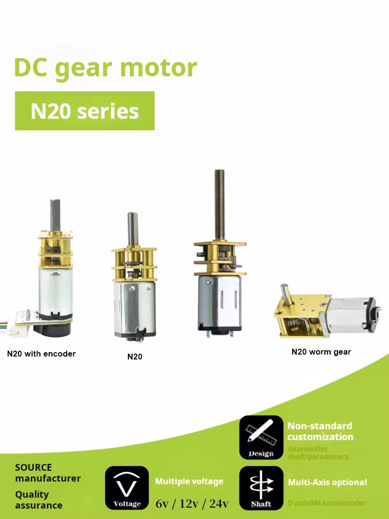 6V 12V 15-6000RPM GA12-N20 DC  - Diy Electronics Motor recension och pris