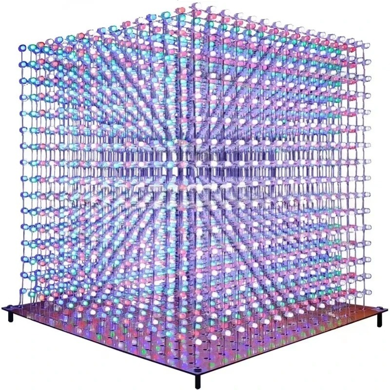 3 D16mini Light Cube Kit 16x16 - Diy For Electronics recension och pris