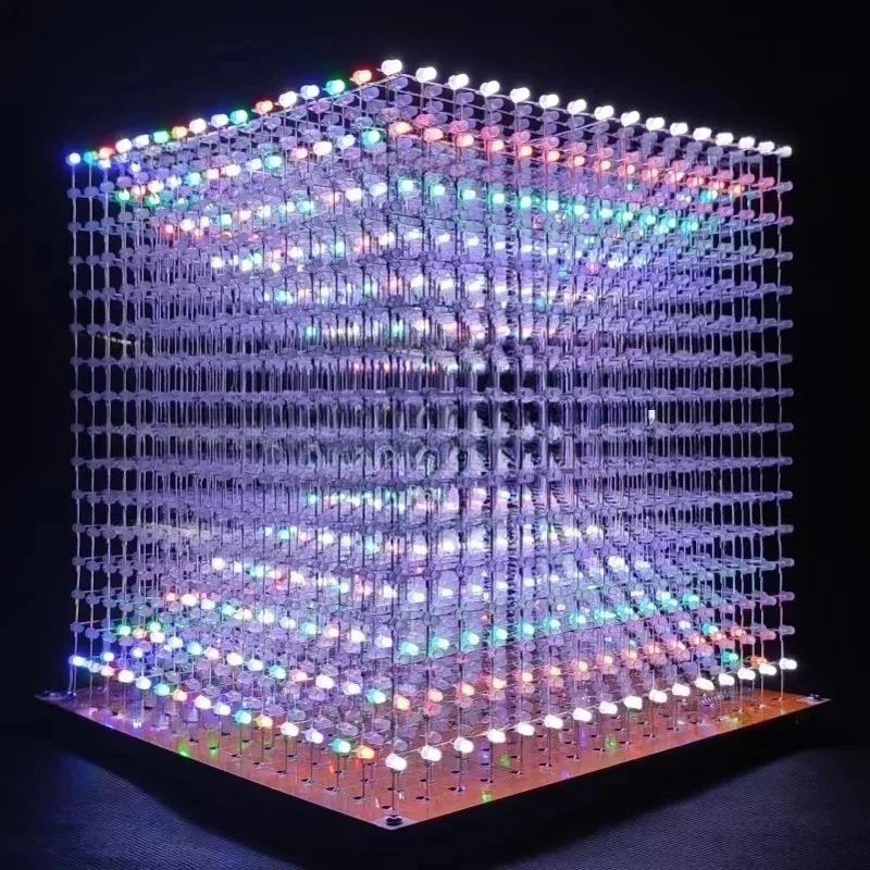 3 D16mini Light Cube Kit 16x16 - Diy For Electronics recension och pris