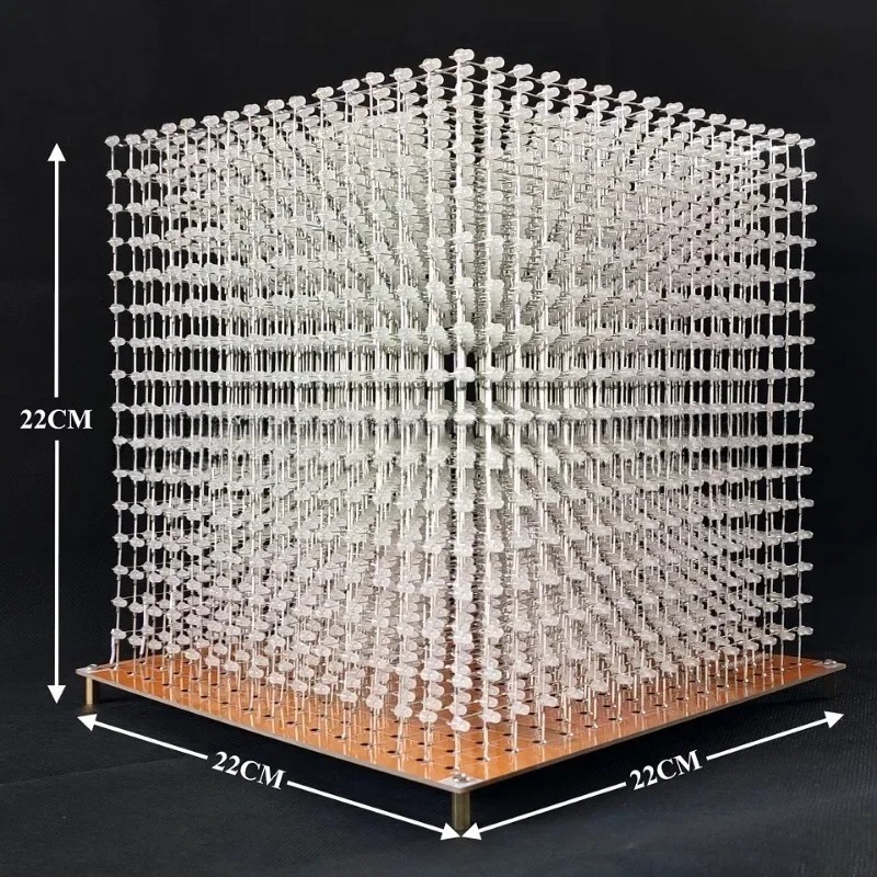 3 D16mini Light Cube Kit 16x16 - Diy For Electronics recension och pris