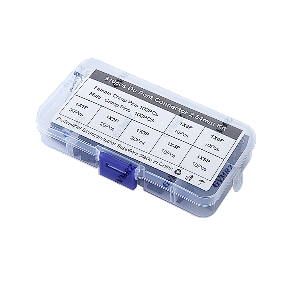 310PCS/BOX 2.54mm Male+Female  - Diy Electronics For Beginners recension och pris