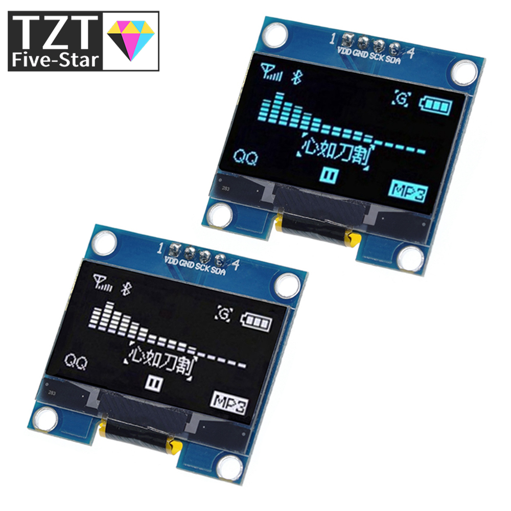 4PIN 1.3 OLED module white/blu - I2C Lcd Display recension och pris