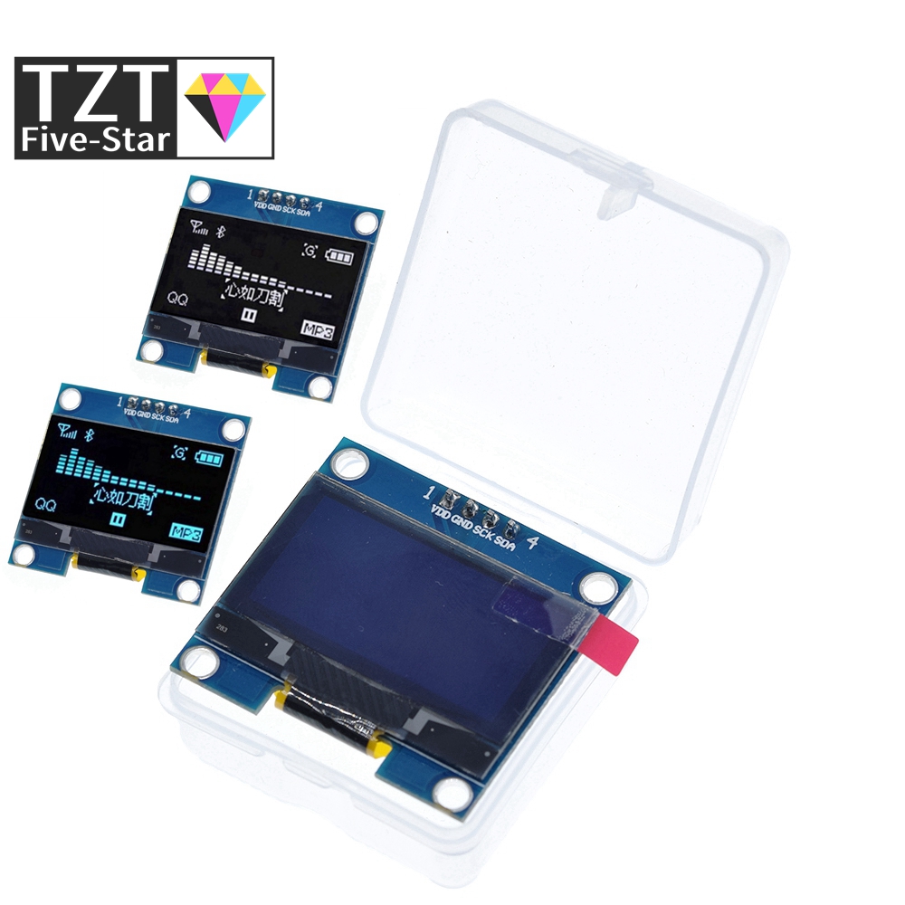 4PIN 1.3 OLED module white/blu - I2C Lcd Display recension och pris