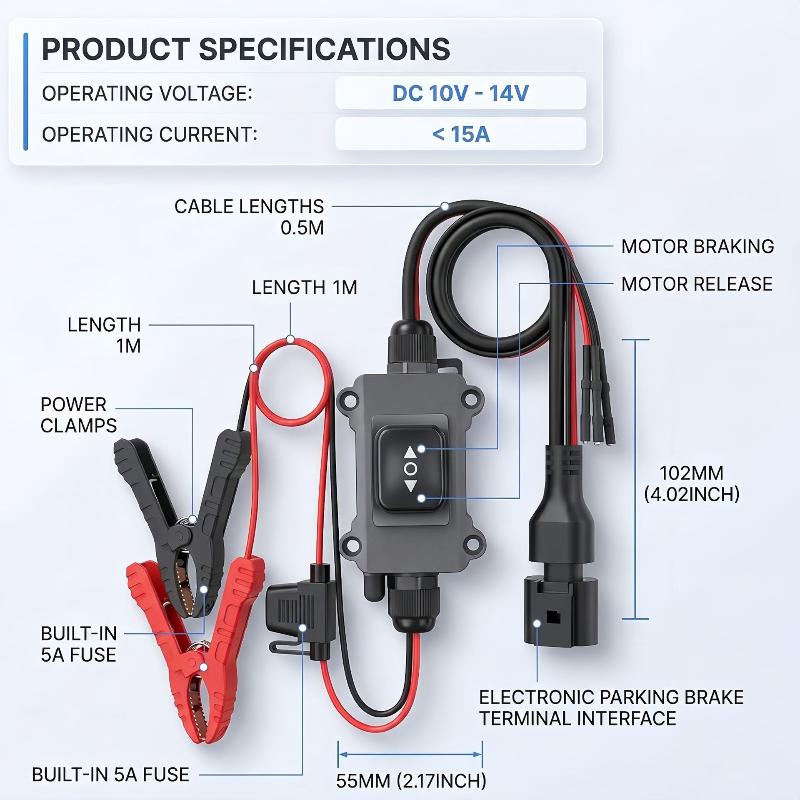 Car EPB Caliper Motor Release  - Diy Electronics Motor recension och pris
