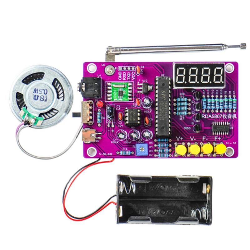 DIY FM Radio Electronic Kit 87 - Diy Electronics Radio recension och pris