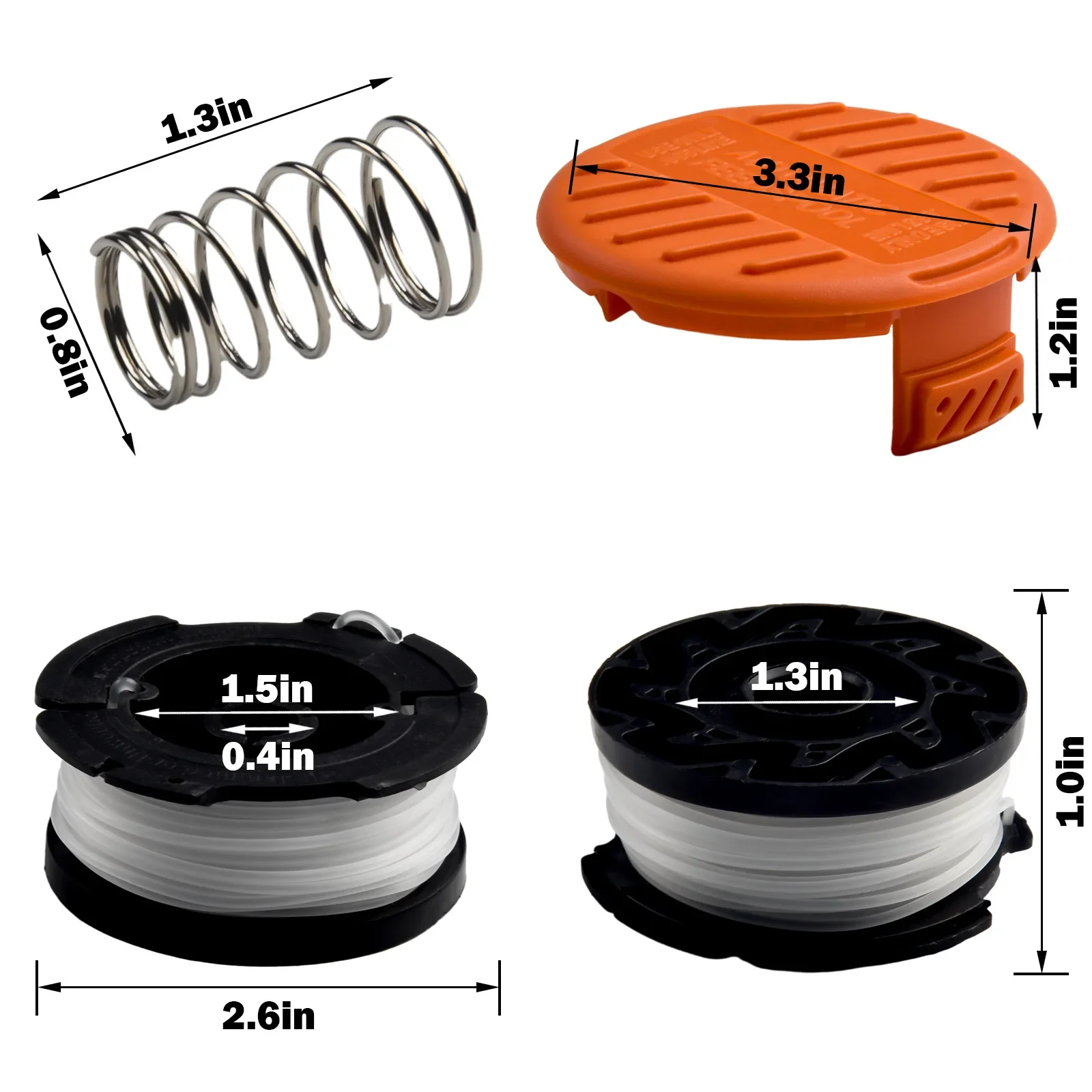 Trimmer Spool & Cap & Spring F - Black+Decker Tool Cordless recension och pris