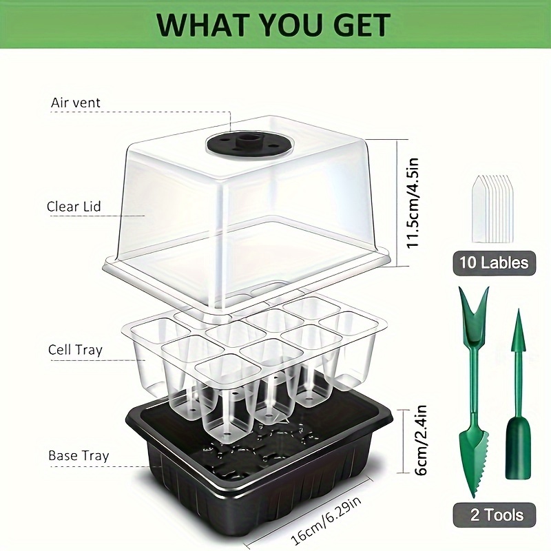 Seedling Starter Kit 1/2/3 Set - Led Assortment Kit recension och pris