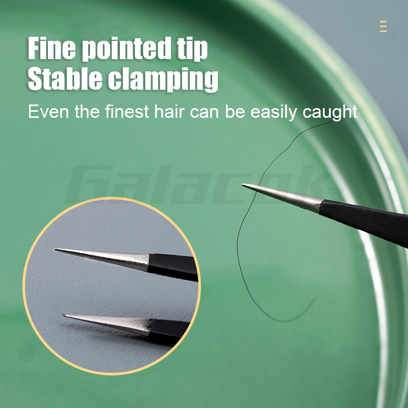 6pcs Precision Long Tweezers S - Soldering Iron Kit recension och pris