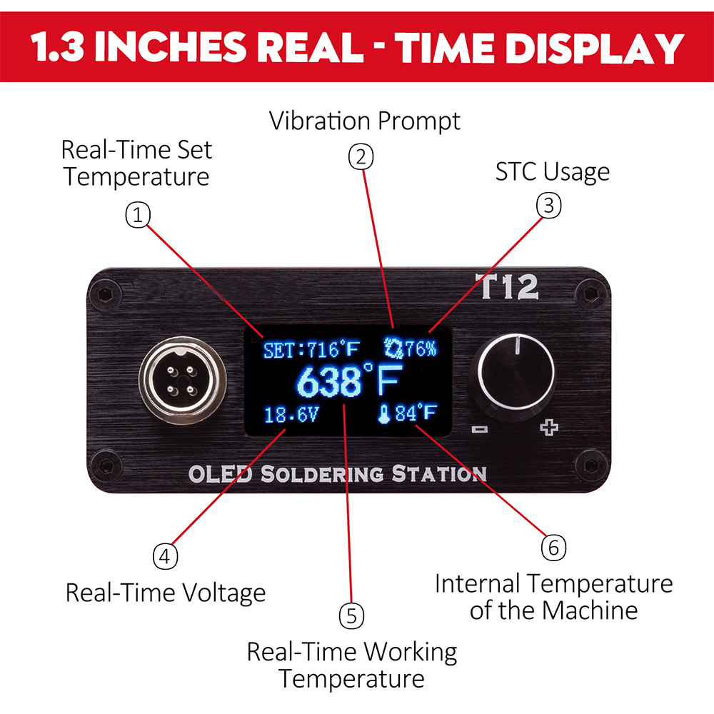 OLED T12 Soldering Iron Statio - Milwaukee Drill M12 Fuel recension och pris