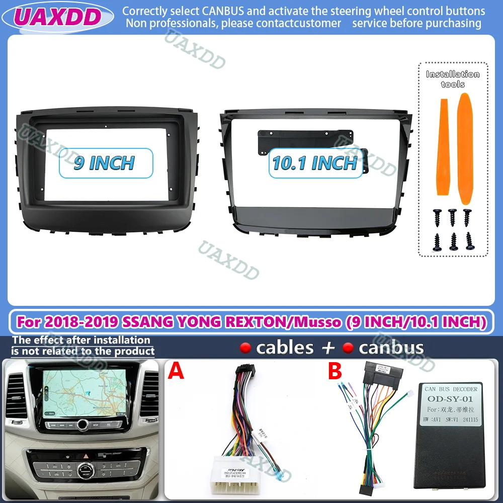 9inch Car radio Fascia Frame A - Diy Electronics Radio recension och pris