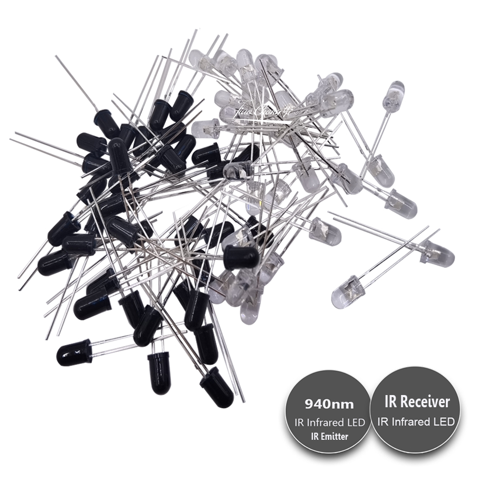 DIP 3mm 5mm IR LED Emitting Di - Ir Infrared Receiver recension och pris