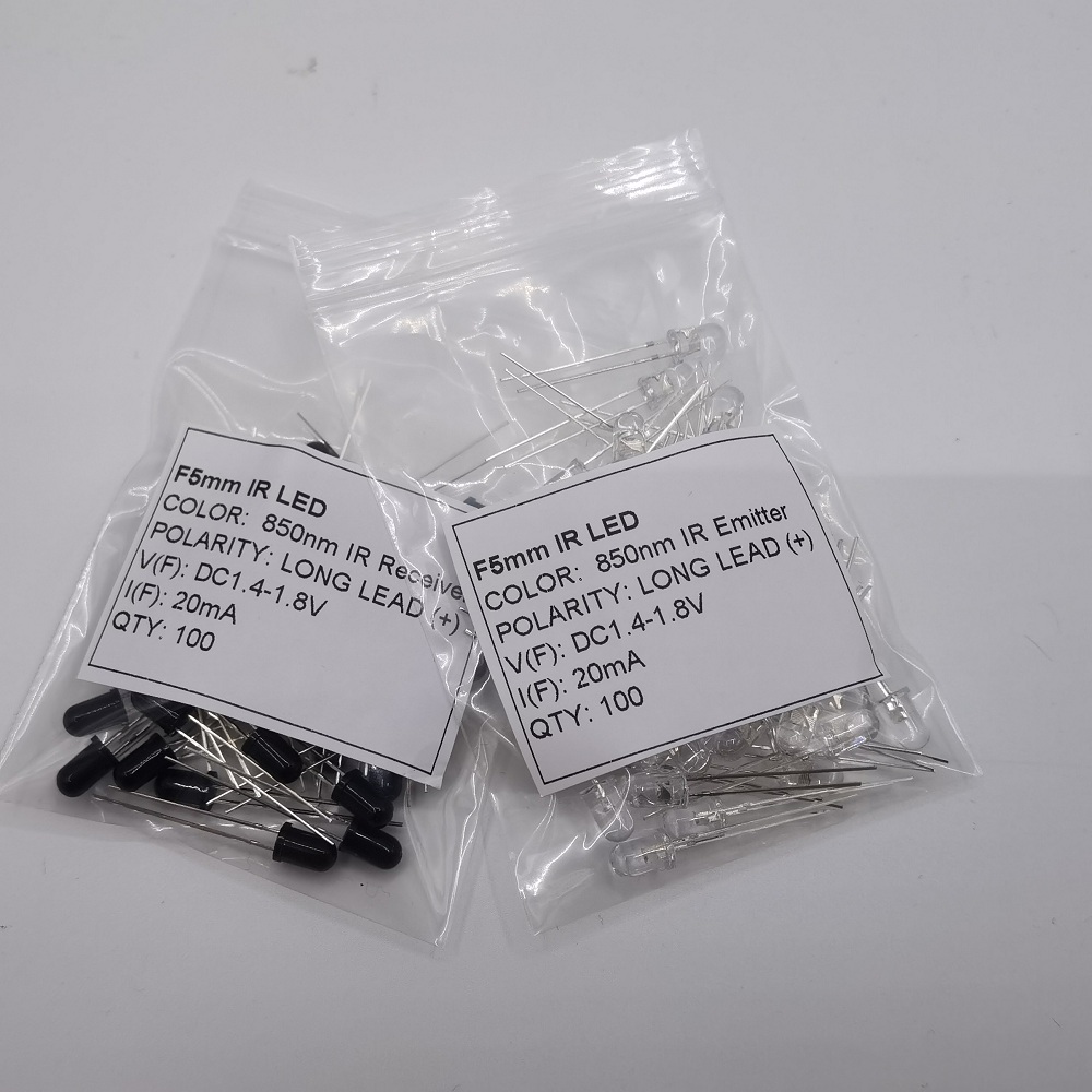 DIP 3mm 5mm IR LED Emitting Di - Ir Infrared Receiver recension och pris