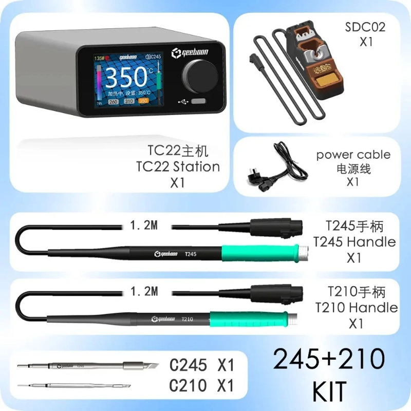 GEEBOON TC22 240W Soldering St - Soldering Iron Kit recension och pris