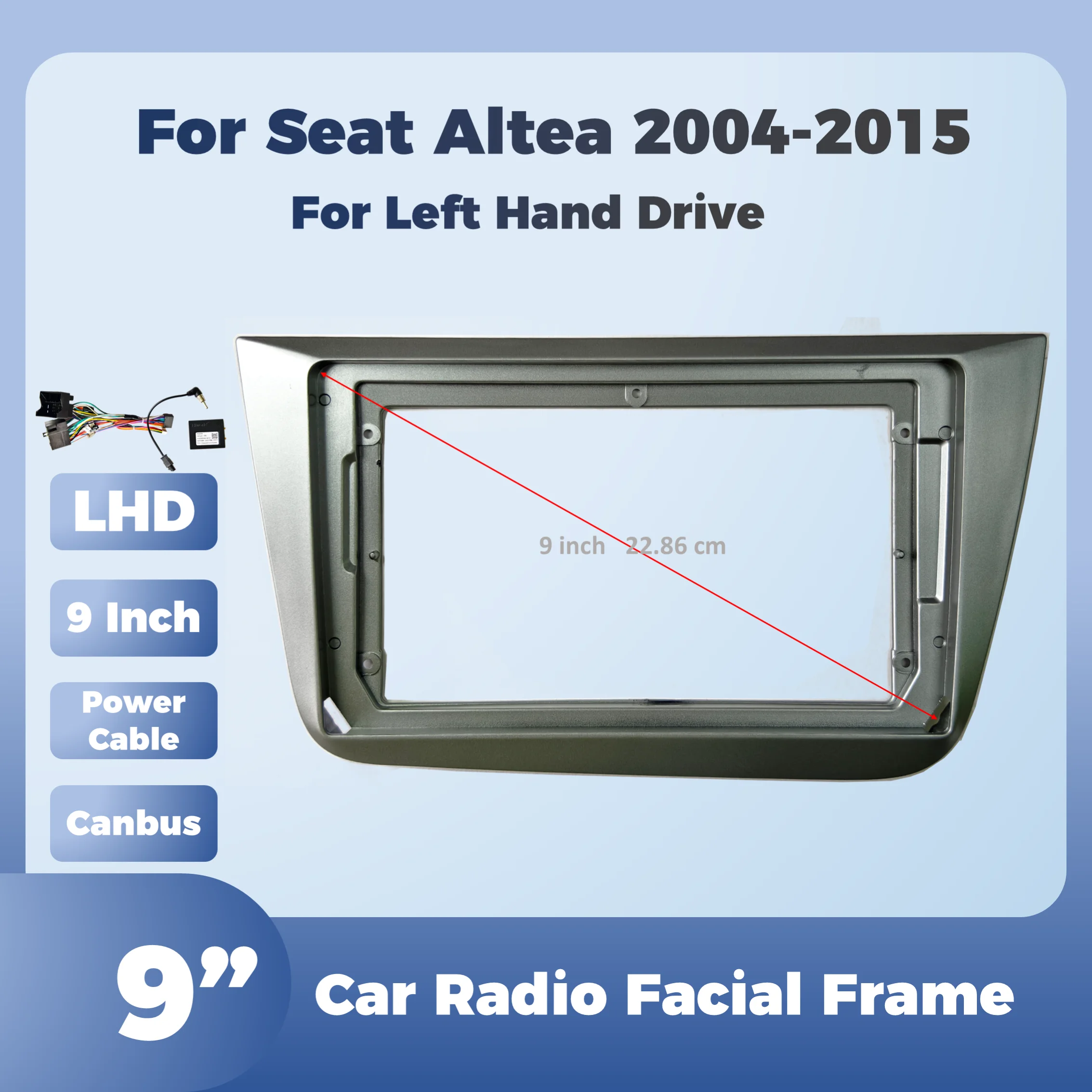 9 inch Frame 2 Din Car Radio F - Diy Electronics Radio recension och pris