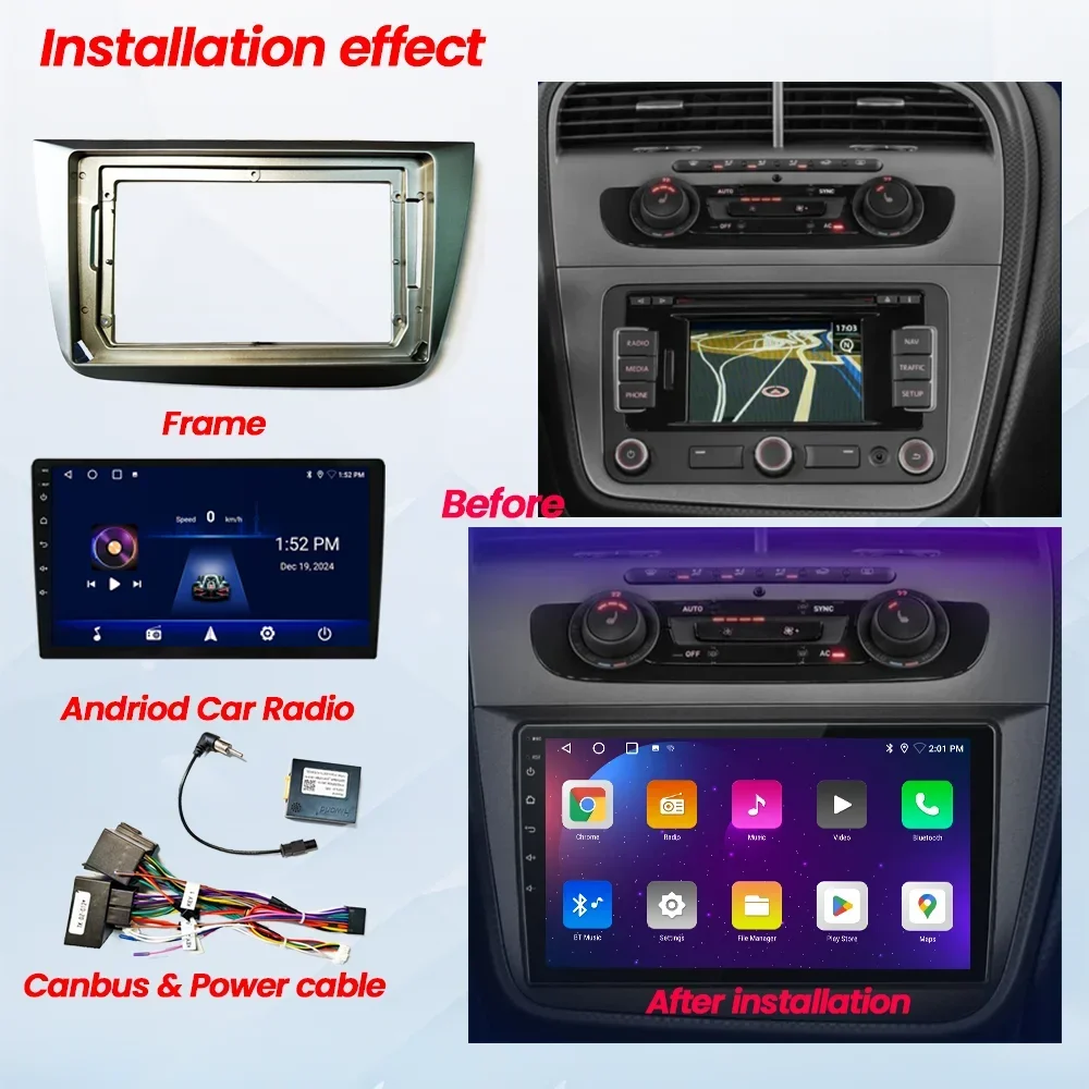 9 inch Frame 2 Din Car Radio F - Diy Electronics Radio recension och pris