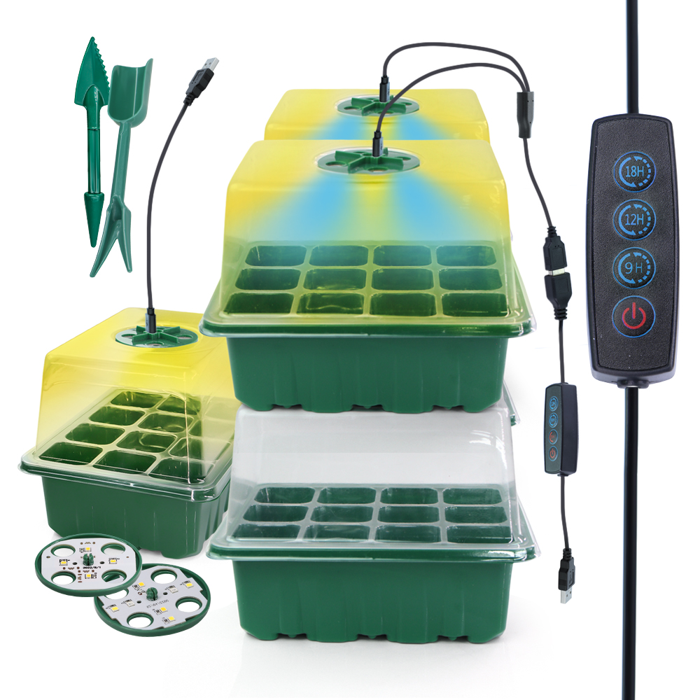 LED Nursery Pots with Grow Lig - Led Assortment Kit recension och pris