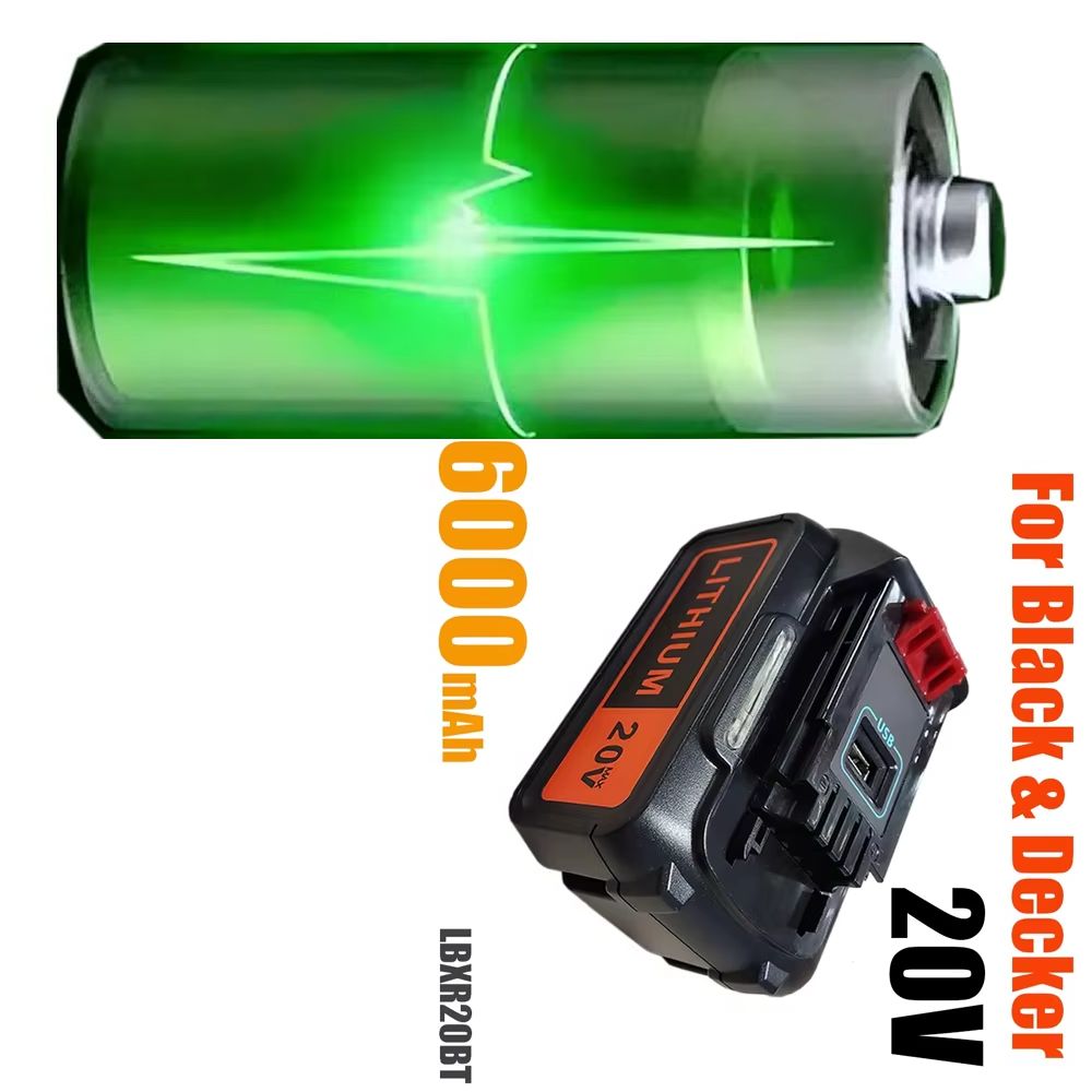 6Ah/10Ah 18V 8.0Ah BL2018 Blac - Black+Decker Tool Cordless recension och pris