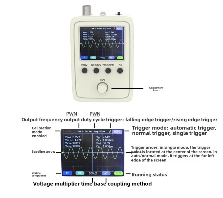 Digital Oscilloscope DIY Assem - Learn Diy Electronics recension och pris