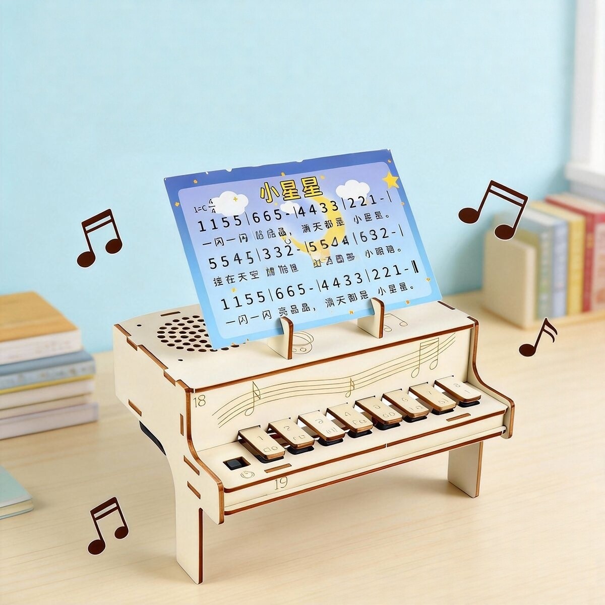 DIY Wooden Electronic Piano Mo - Diy Electronics For Beginners recension och pris