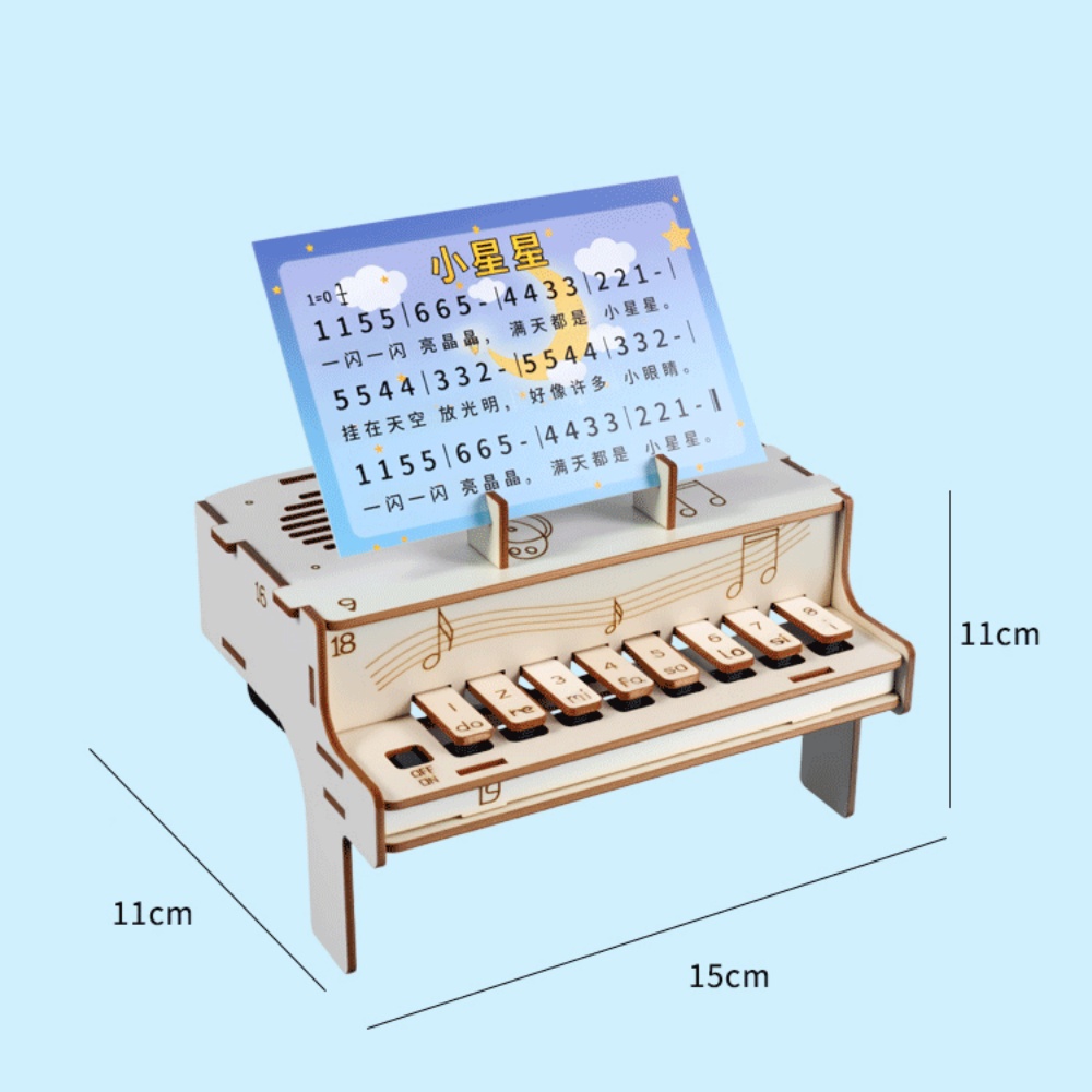 DIY Wooden Electronic Piano Mo - Diy Electronics For Beginners recension och pris