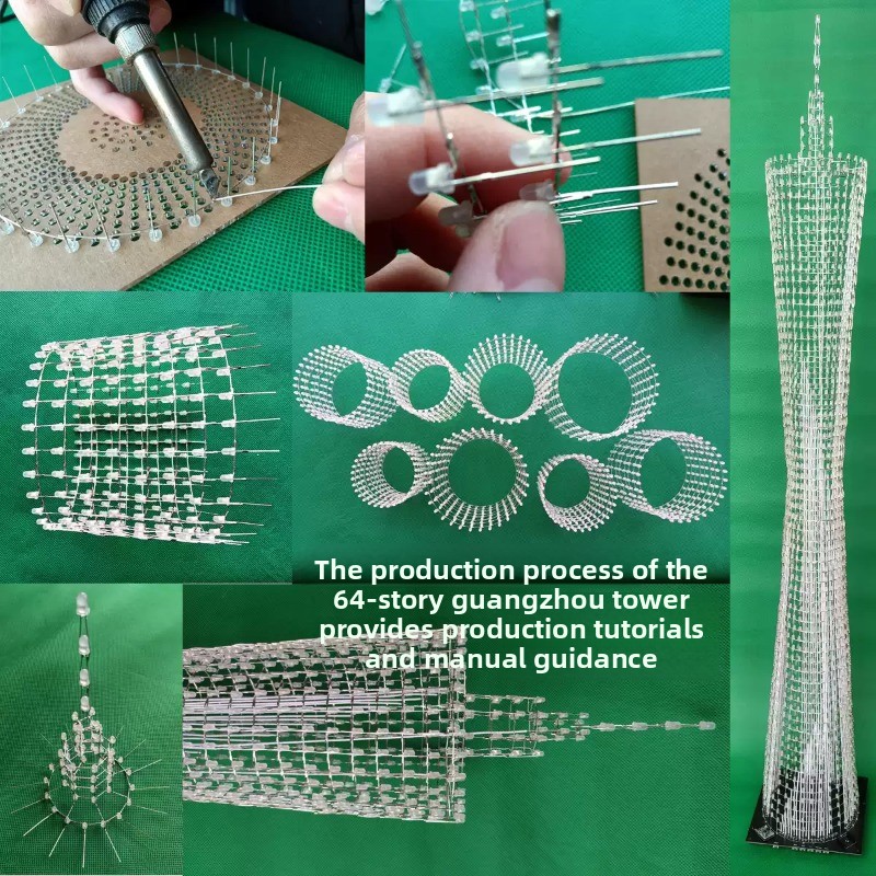 64 Layers Canton Tower DIY Ele - Diy Electronics For Beginners recension och pris