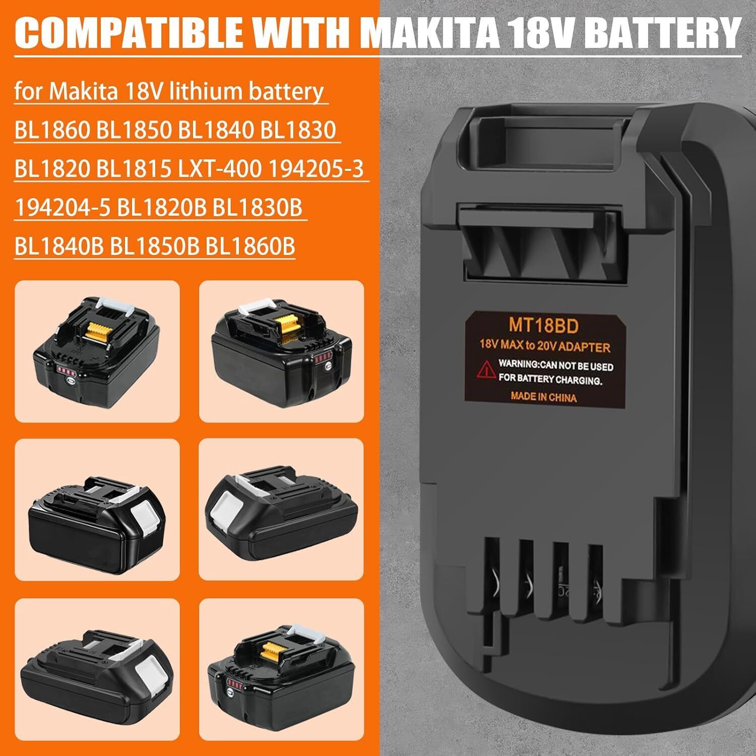 Converter for Makita to for Bl - Black+Decker Tool Cordless recension och pris