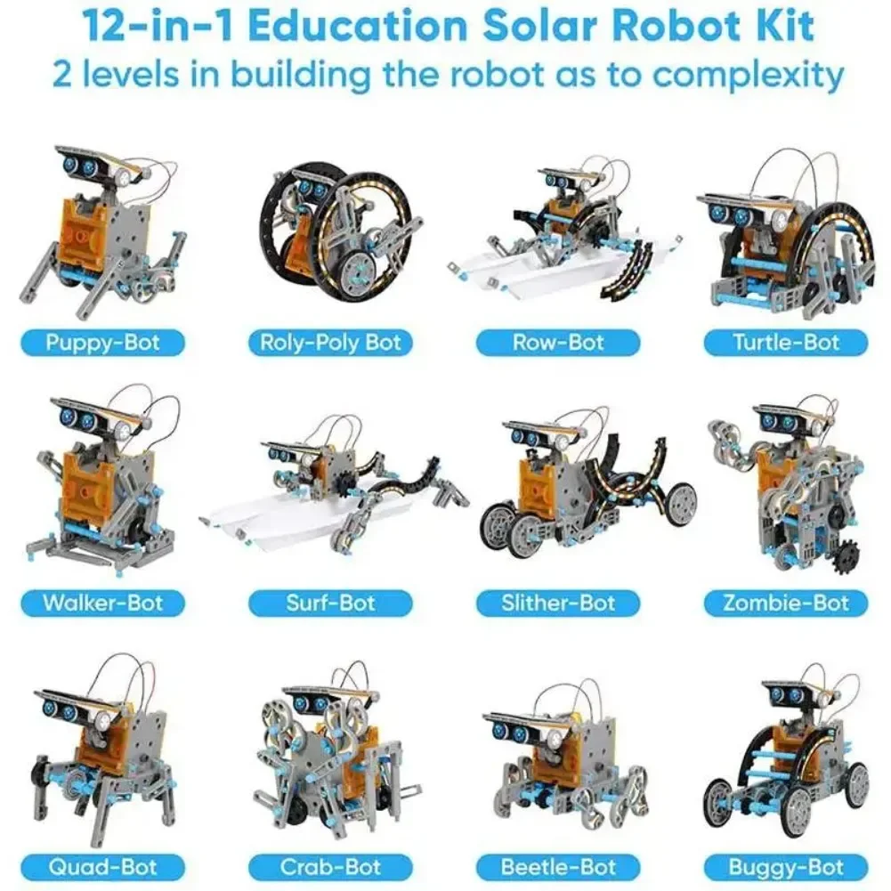 13 in 1 Solar Powered Robot Sc - Diy Electronics For Beginners recension och pris